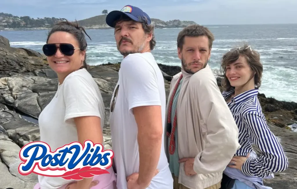 Nicolás Balmaceda Pascal with siblings Pedro Pascal, Javiera, and Lux Balmaceda Pascal