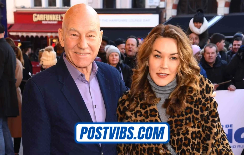Patrick Stewart with daughter Sophie Alexandra Stewart at event