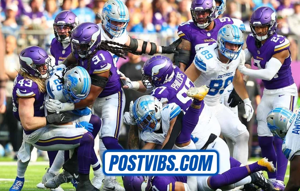 Minnesota Vikings vs Detroit Lions Match Player Stats