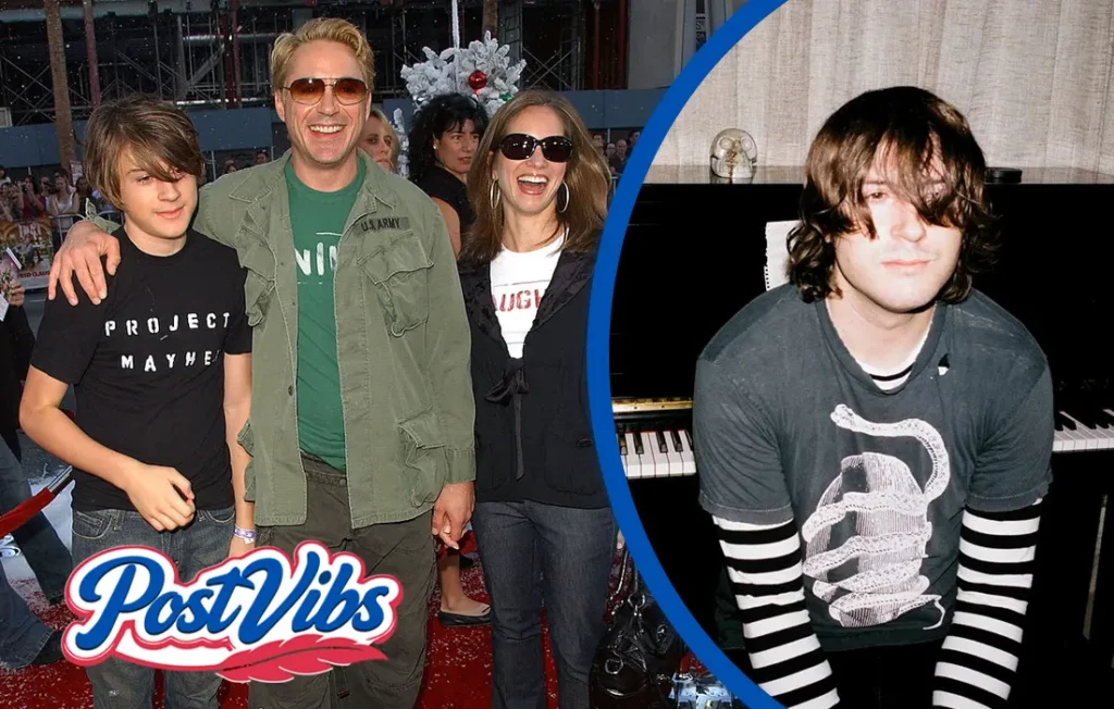 Indio Falconer Downey guitarist singer and son of Robert Downey Jr performing music