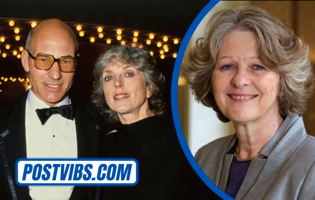 Sheila Falconer with Patrick Stewart in early married life