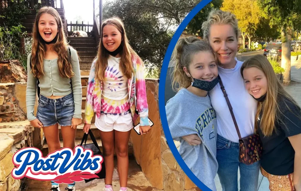 Dolly O’Connell smiling at a public event with her twin sister Charlie